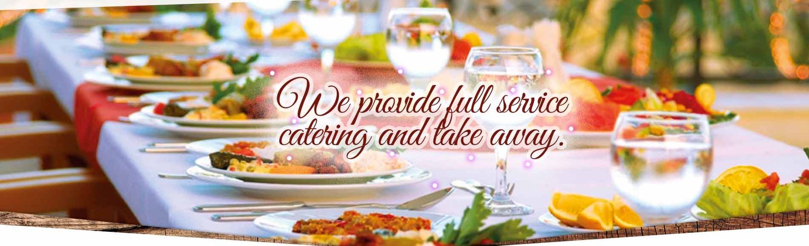 Menus from scratch for events in Southern Lancaster County